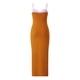 thumbnail image 3 of VISgogo Vestido largo sin mangas para mujer, sin mangas, con contraste de color, sin espalda, con tirantes, ropa informal simple de una pieza VISgogo moda, 3 of 9