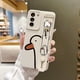 thumbnail image 1 of 3D Cute Cartoom Duck Wrist Band Holder Stand Bracket Case For Samsung Galaxy S23 Ultra S22 Ultra S21 FE S20 Plus S10 Plus S9 Plus A53 A33 A73 5G Shockproof Cover, 1 of 4