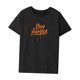 thumbnail image 3 of Camiseta para mujer, camiseta de verano con cuello redondo para mochileros, viajes, desplazamientos, regalo para mujer Negro, 3 of 7