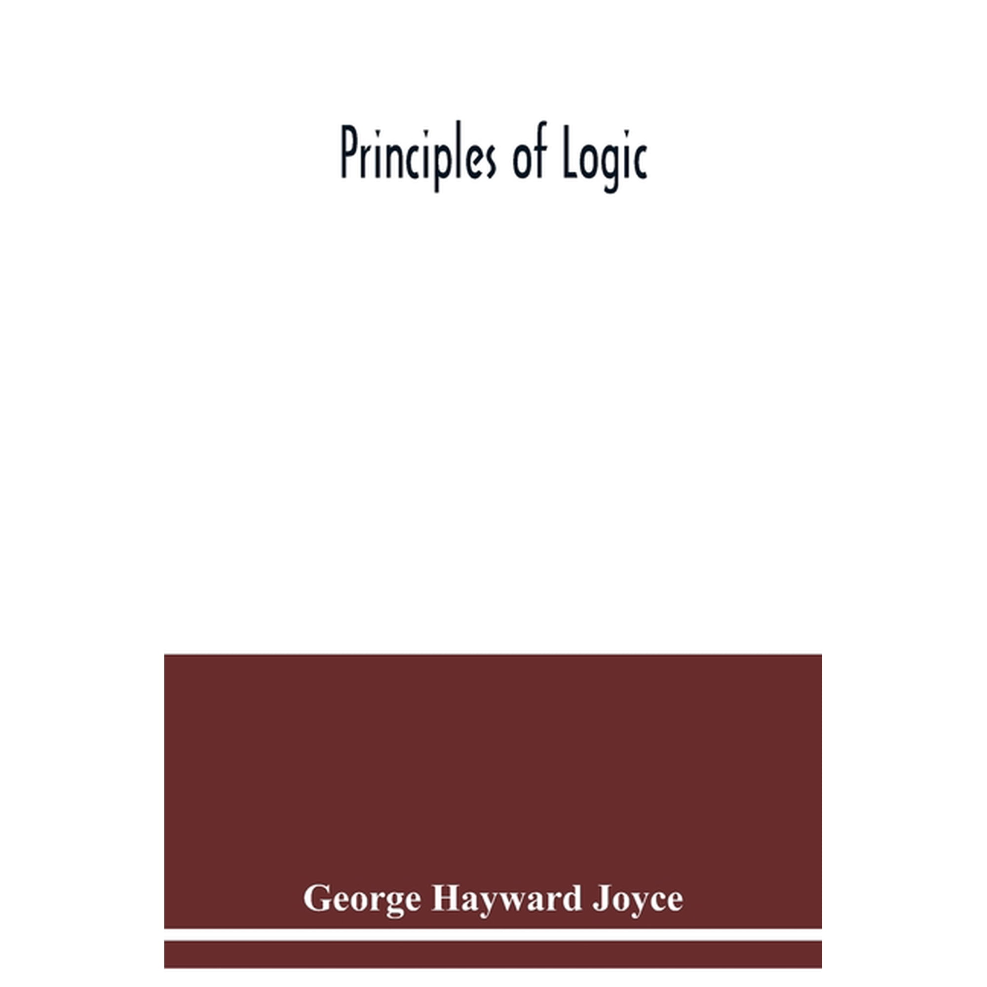 Principles of logic (Paperback)