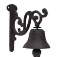 thumbnail image 3 of Miumaeov Faux Bronze Hanging Ship's Bell Vintage Wall Mounted Captain's Bell for Cafes, Restaurants, Schools,  Doorways, 3 of 9