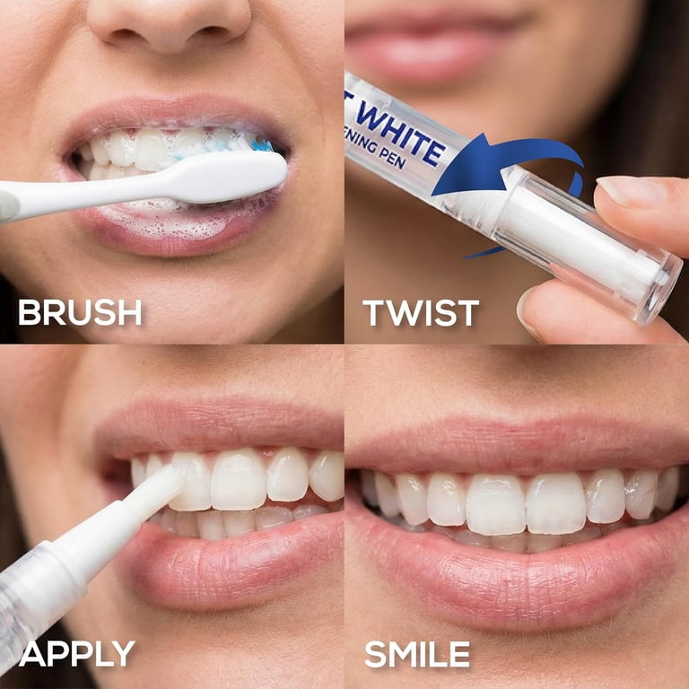 Venus Visage Teeth Whitening Pen Kit, 4-pack, Sensitive Formula