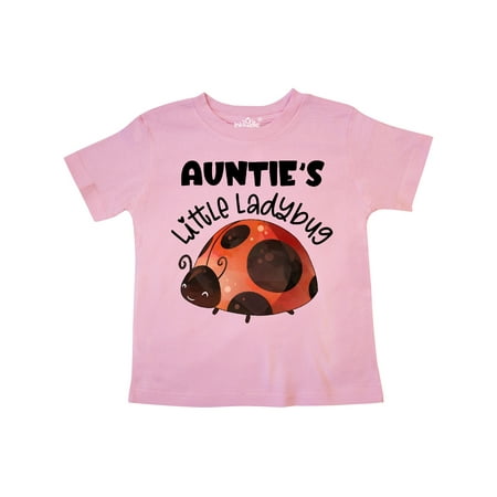 

Inktastic Auntie s Little Ladybug Gift Toddler Boy or Toddler Girl T-Shirt