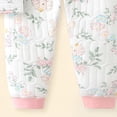 thumbnail image 6 of Toddler Girl 2T‑5T Fall Winter Long Sleeve Print Pajama Set Two Piece Top and Pants Indoor Night Sleepwear for Kids, 6 of 8