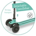 thumbnail image 5 of Chillafish Scotti 3-Wheel Lean-to-Steer Scooter for Kids Ages 3+, Adjustable Height, Lightweight Twintip Deck with Brake, Mint, 5 of 10