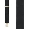 thumbnail image 2 of Suspender Store 1.5 Inch Wide Pin Clip Suspenders - BLACK 42" for 5'0" to 5'9" tall, 2 of 4