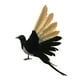 thumbnail image 4 of Pájaro de simulación de urraca, artesanías de pájaros artificiales, figuras de pájaros realistas para arte de jardín Alas extendidas de 36 cm., 4 of 9
