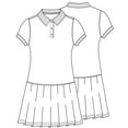 thumbnail image 7 of Classroom School Uniforms Big Kid Pique Polo Short Sleeve Dress, 7 of 7