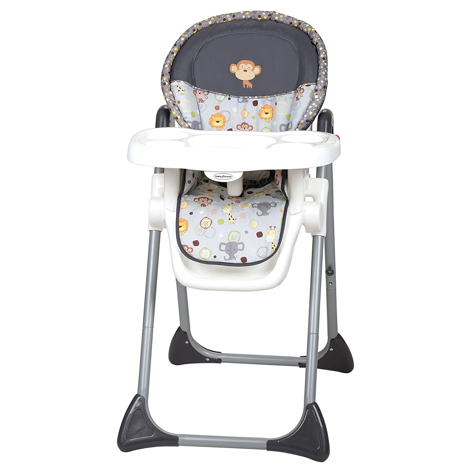 Reclinable 3 Point Harness Infant High Chair W 5 Height Adjustment Walmart Com