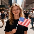 thumbnail image 5 of SJYYTT 1Pc Usa Hand Held Flags for Soccer Decorations 2026,American Small Stick Flags with 11.8" Poles for National Day Sports Events Party Celebration Decor 11.81"X8.27", 5 of 5