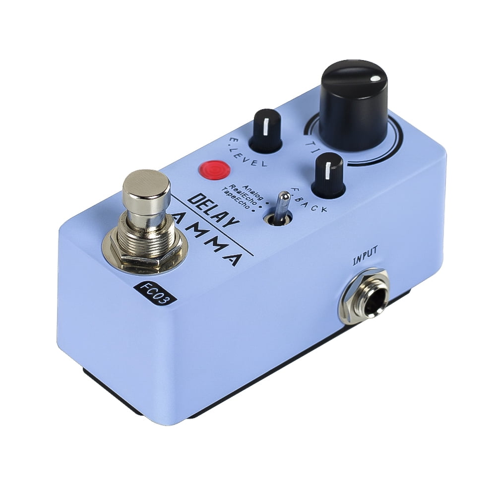 FLAMMA FC03 Delay Pedal Mini Digital Electric Guitar Effects Pedal with Analog Real Echo Tape Echo Delay True Bypass