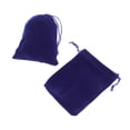 thumbnail image 3 of unbranded 50Ud Bolsas De Organza Azul Marino Con De Pestañas Para Guardar Chocolates Y Joyas, 3 of 5
