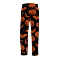 thumbnail image 5 of Halloween Mens Pajama Pants Halloween Pumpkins Lounge Pants Sleepwear Pajama Pants Soft Long Sleep Lounge Pjs Bottoms with Pockets, 5 of 5