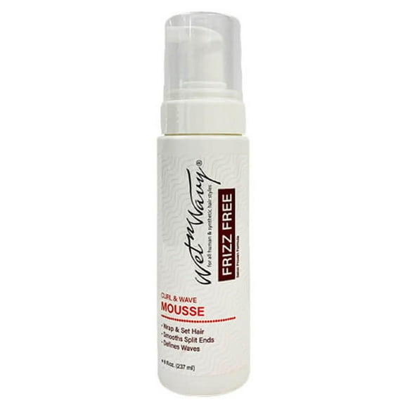 Wet-n-wavy Frizz Free Curl & Wave Mousse 8 Oz.