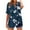 #0353-Multicolor, variant on Uootdi Casual Summer Tops Notch V Neck Short Sleeve Floral Print Womens Tops Relaxed Fit Lightweight Womens Blouses for Women