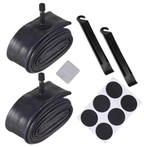 unbranded 1 Set Bike Tire Tube Replacement Bike Inner Tube Tire Lever Tire Patch Supply