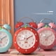 thumbnail image 3 of Despertador Doble Campana Hogar Escritorio Despertador Escritorio Mesa Reloj Analógico Silencioso con Luz Nocturna, 3 of 3