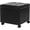 Black With Wheels, variant on 18" Square Storage Ottoman with Hinged Lid, Tufted Fabric Foot Rest Stool, Heavy Duty Cube Seat, Dark Gray – Versatile Entryway/Living Room Furniture