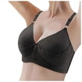 thumbnail image 2 of Bras for Women,Comfortable Thin Cup Bra for Middle and Elderly without Underwire -,Sports Bras for Women,Black,42, 2 of 5