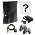 thumbnail image 1 of Restored Xbox 360 S 4GB Game Console Black with Bonus Game and 2 Retrofam Black Controllers (Refurbished), 1 of 5
