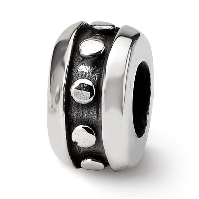 925 Sterling Silver Charm For Bracelet Stopper/spacer Bead