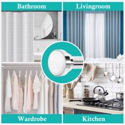 Godance Shower Curtain Rod, 27-76 inch Adjustable Spring Tension Curtain Rod, Heavy Duty Stainless Steel Shower Rod, No Drilling Shower Rod for Bathroom, Windows, Kitchen