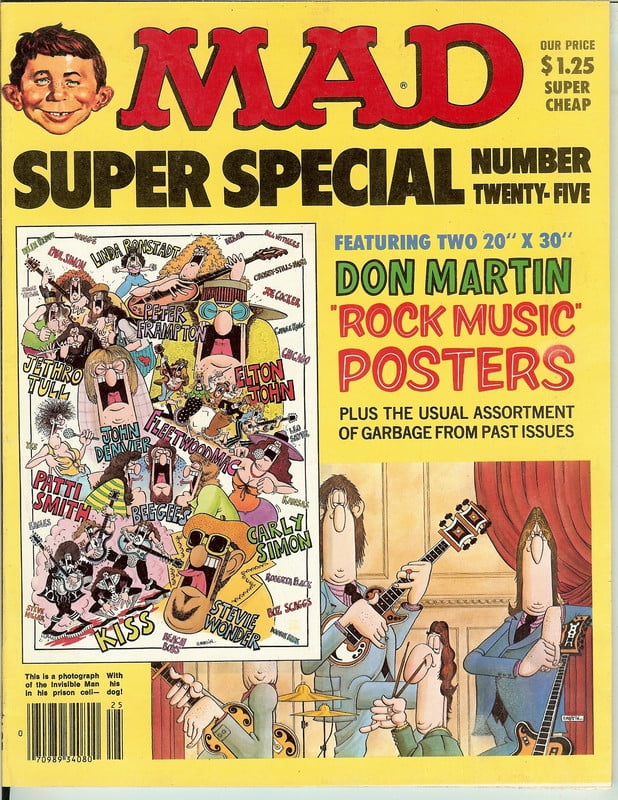 MAD Magazine Vintage Collectible HIGH GRADE Super Special Number 25