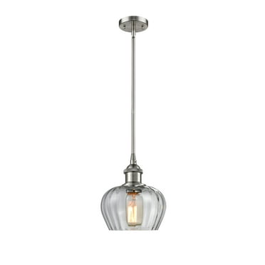 Innovations 516-1S-SN-G92-LED Fenton 1 Light Pendant part of the Ballston Collection, Brushed Satin Nickel