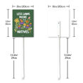 thumbnail image 6 of Eveokoki Less Lawn More Natives - Native Plant Garden Sign - Native Pollinator Sign - Save The Bees Sign - 8" x 12" Weatherproof Aluminum Sign for Outdoor Use, 6 of 6