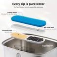 thumbnail image 5 of Vacqueen 10 L Stainless Steel Dog & Cat Water Fountain with Filtration System & Silent Pump, 5 of 16