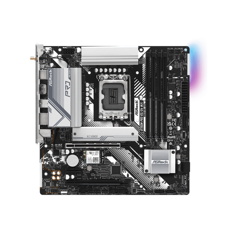 ASRock B760M Pro RS/D4 WiFi LGA 1700 DDR4 Micro ATX 