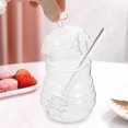 thumbnail image 4 of 1 Set Glass Honey Jar Clear Honey Container Shop Honey Storage Jar with Rod Random Lid Style, 4 of 5