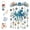 I2-D, variant on Sea Glass Wind Chimes Ocean-Themed Crystal Wind Chime Stained Acrylic Dolphin Hanging Suncatcher with Prism Drops Crystal Wind Chimes Suncatcher Crystals Glass Wind Chimes,D