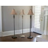 61" Décor Therapy Brand Traditional Floor Lamp, Multiple Finish Colors