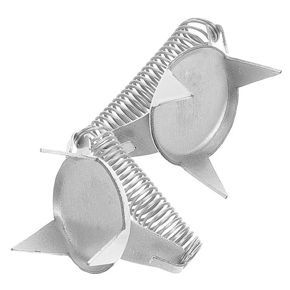 GOOHOCHY Pottery Glazing Tools with Precision Fingertip Design for Clay Crafted from Metal Silver Color Sold in Pairs 0.5 inch