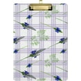 thumbnail image 1 of FMSHPON Blue Violet Lavender Flowers Clipboard Hardboard Wood Nursing Clip Board and Pull for Standard A4 Letter 13x9 inches, 1 of 7