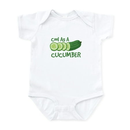 

CafePress - Cool As A CUCUMBER Body Suit - Baby Light Bodysuit Size Newborn - 24 Months