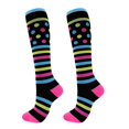 thumbnail image 1 of Chaussettes de Compression Femmes Hommes Genou Bas Œdème Diabète Varices Infirmière Compression Course Cyclisme Voyage Chaussettes, 1 of 5