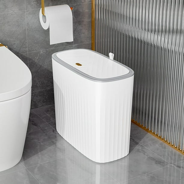 Bote de basura de doble capa de alto valor para el hogar, baño, sala de estar, con pedal, gran capacidad, nuevo bote de basura