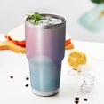 thumbnail image 3 of 30oz Dreamy Pastel Sky Tumblers Stainless Steel Tumbler with Lid and Straw,Vacuum Insulated Double Wall Travel Tumbler Cups Mug with Cleaning Brush for Coffee,Tea, 3 of 7