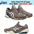 thumbnail image 1 of Asics Court Ff 3 Taupe Grey White 1041A370-020 Men's Size, 1 of 6