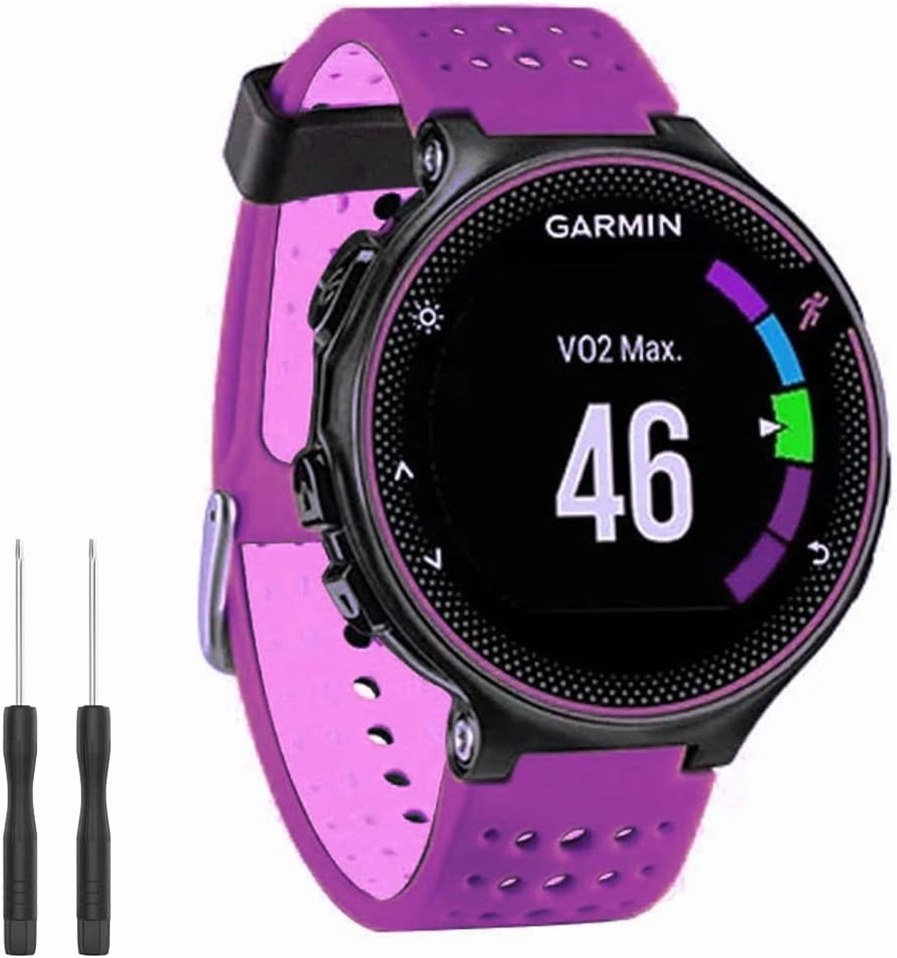 CRKMGS-Replacement Silicone Sport Watch Band for Forerunner 220 230 235 620 630 735XT Smartwatch Wrist Strap