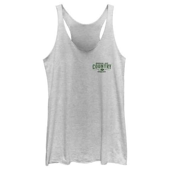 Women's Mossy Oak Small Break-Up Country Logo  Racerback Tank Top