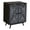 Black, variant on Furniture of America Kanan Art Deco Solid Wood 4-Drawer Accent Chest in Black