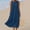 Blue, variant on HOMBOM Womens Flowy Dresses Long Casual Solid Color Navy Summer Loose Sleeveless Tank Dress for Ladies
