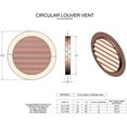 thumbnail image 5 of Hammered Copper Round Circle Louver Gable Wall Vent, 5 of 5