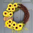 thumbnail image 3 of Girasoles artificiales KAIYANG 100 piezas 2,8' amarillos a granel, 3 of 4