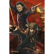 Disney Pirates of the Caribbean: At World's End - Duo Wall Poster, 22.375" x 34", Framed