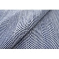 thumbnail image 2 of Exquisite Rugs Bintan Indoor/Outdoor Handmade Flatweave P.E.T. Yarn Ivory/Blue Area Rug, 2 of 2
