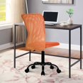 thumbnail image 4 of NiamVelo Armless Mesh Office Chair Adjustable Ergonomic Desk Chair with Casters, Mid Back Swivel Rolling Executive Task Chair for Home Office, Orange, 4 of 7